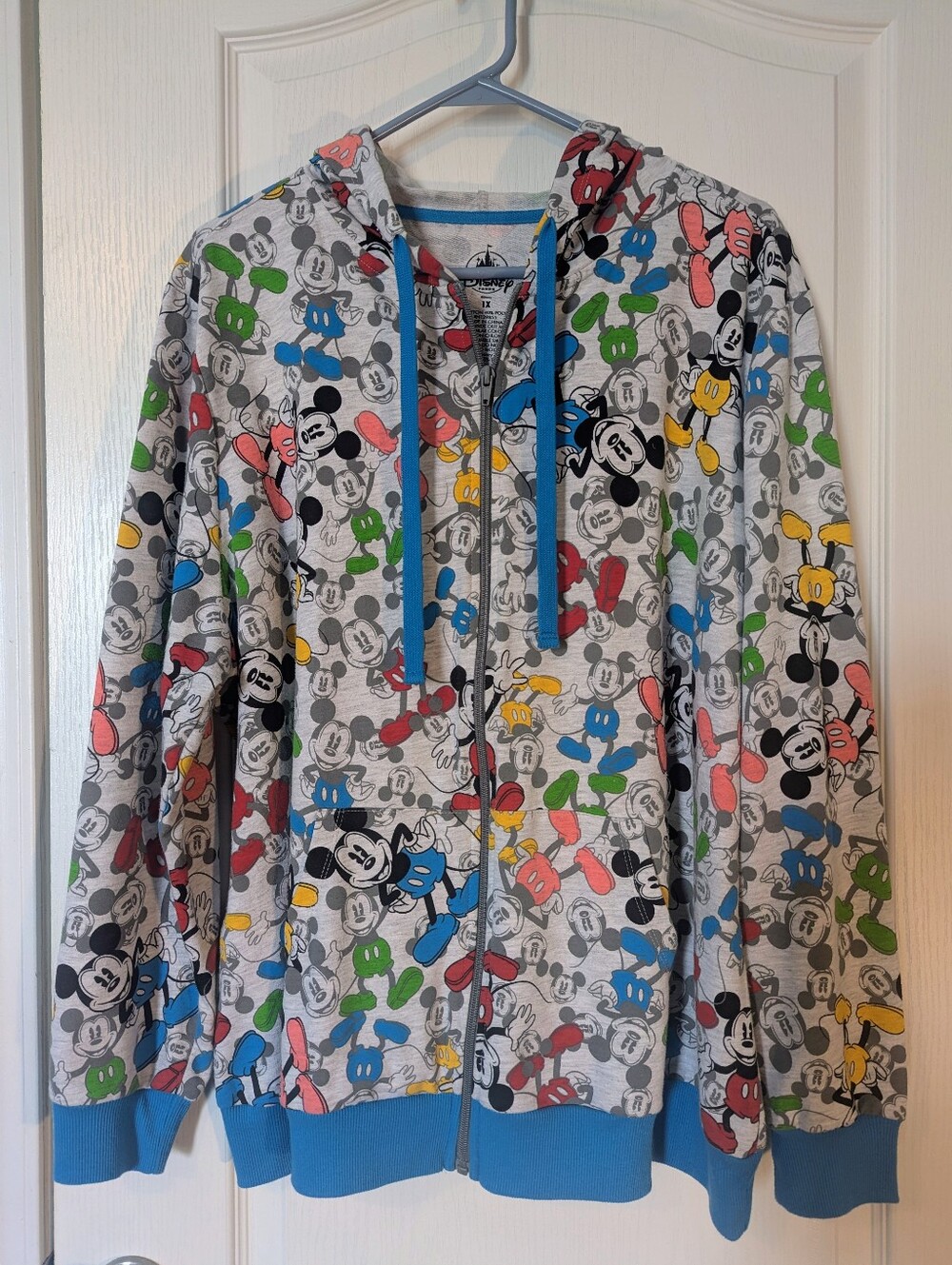 Disney Parks lightweight zip up hoodie